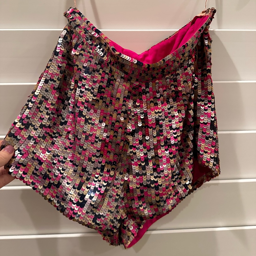 Sequin hot shorts